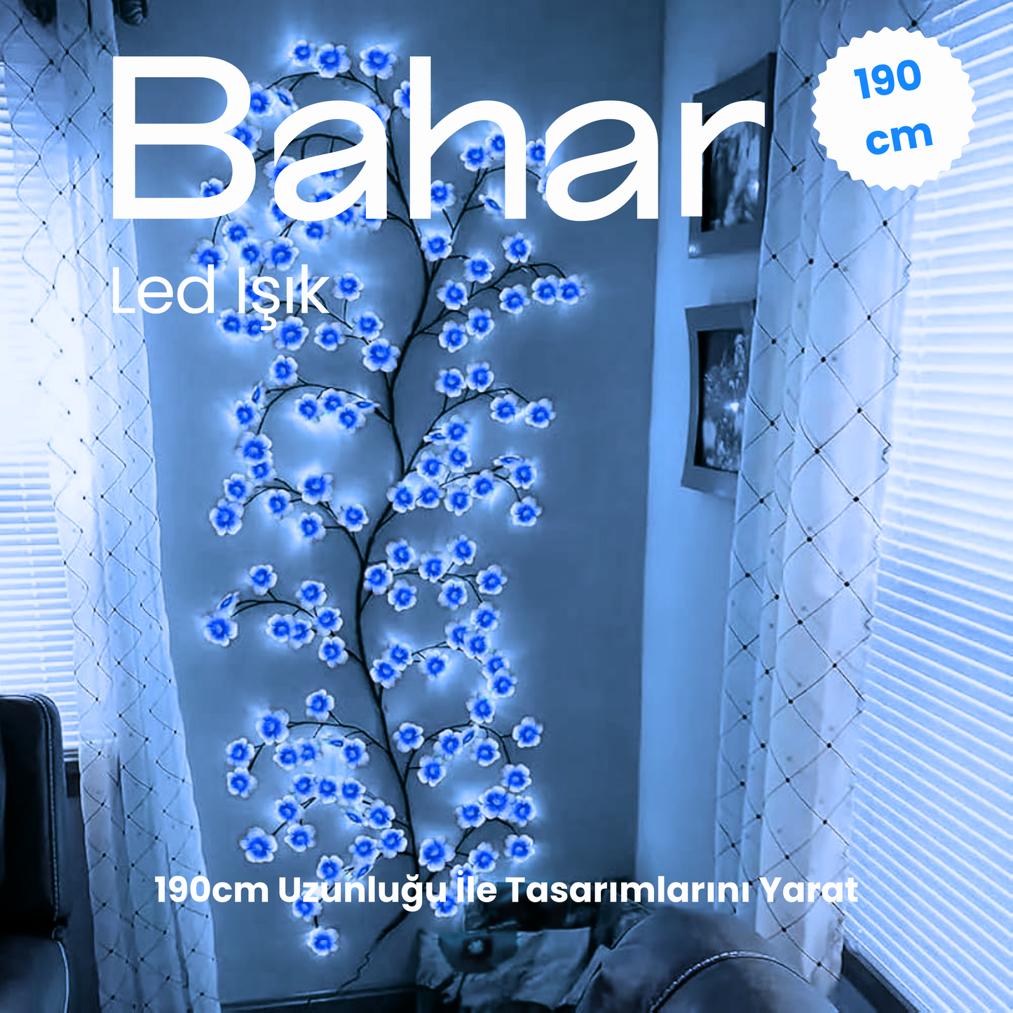HARMONAA® Dekoratif Çicek LED Işık